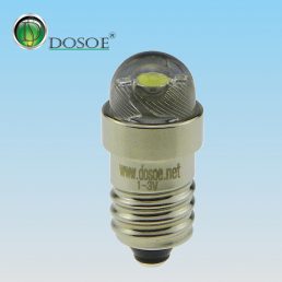 LED conversion bulb for flashlights   3.2V-9V / 0.5W / E10