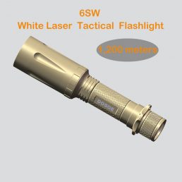 6SW white laser tactical flashlight